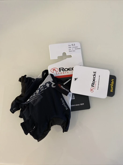 Roeckl Ilova Fahrradhandschuhe schwarz/weiß
