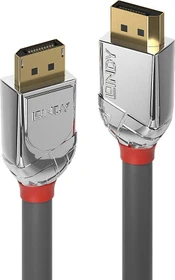 Lindy Cromo Line DisplayPort 1.4 Kabel schwarz, 1m
