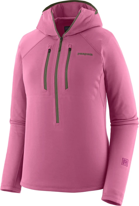 Patagonia R1 Ultralight Hoody Anorak faded magenta (Damen)