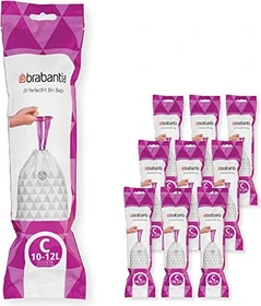 Brabantia PerfectFit Müllbeutel Typ C 10-12l, 200 Stück
