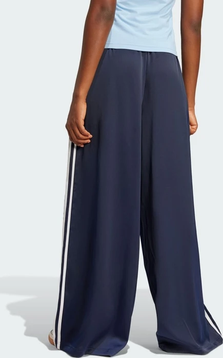 adidas Adicolor Satin Wide Leg Trainingshose lang night indigo (Damen)