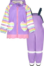 Playshoes Regen Anzug Matschanzug einhorn flieder (Junior)