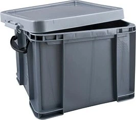 Aufbewahrungsbox, 35l, silber