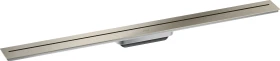 Hansgrohe Axor Drain Duschrinne, Fertigset 1000 zur Wandmontage, brushed nickel