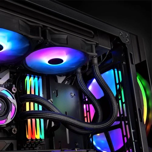Raijintek Silenos Pro, Glasfenster