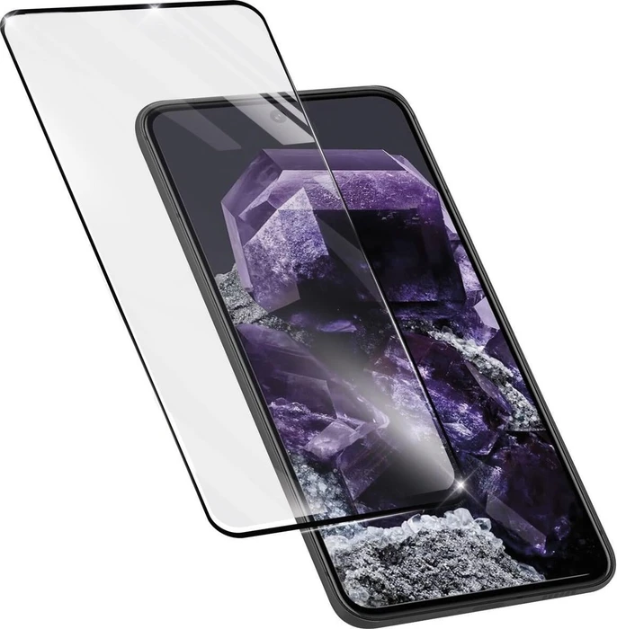 Cellularline Impact Glass Capsule für Google Pixel 8a schwarz