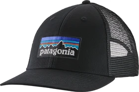Patagonia P-6 Logo Trucker Kappe schwarz