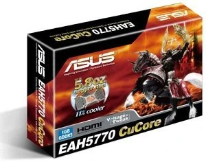 ASUS Radeon HD 5770, EAH5770 CuCore/2DI/1GD5, 1GB GDDR5, VGA, DVI, HDMI