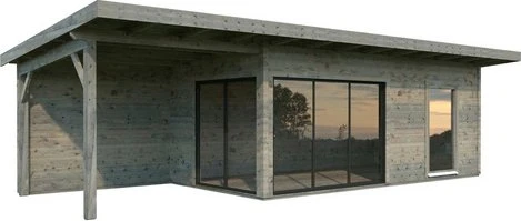 Palmako Andrea 17.1m²+7.9m² Slide Plus Gartenhaus
