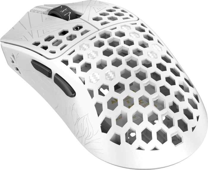 Arbiter Studio Tenko AKITSU Medium Carbon Fiber 8K Wireless Mouse weiß, USB