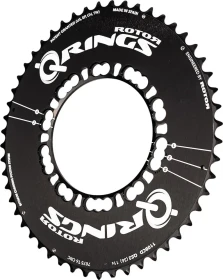 Rotor Q-Rings Road Aero 5-Arm 110 BCD 52 Zähne Kettenblatt