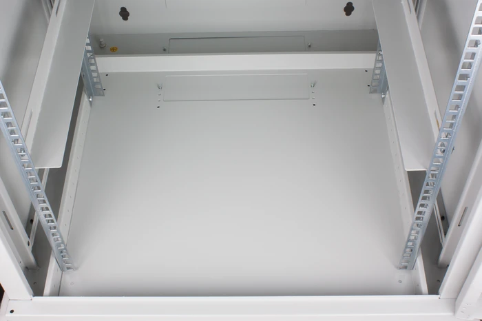 Rockstable 19" Wandschrank 9HE, Sicherheitsglastür, IP2X, weiß, 600mm tief