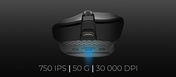 Genesis Zircon 880 Pro 8K/8K Wireless Gaming Mouse schwarz, USB/Bluetooth