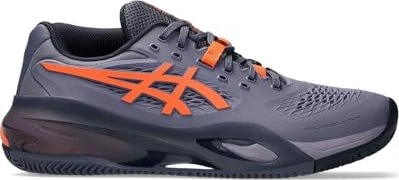 Asics Gel-Resolution X Clay greyish purple/nova orange (Herren)