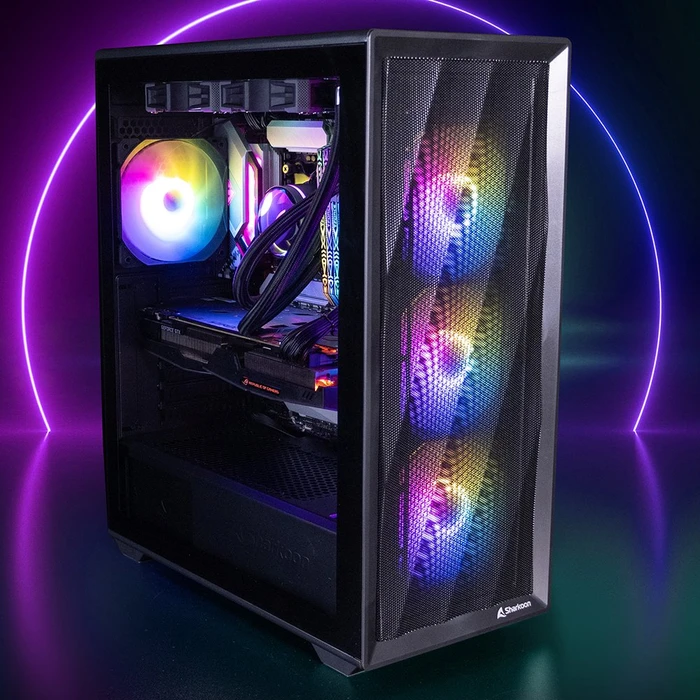 Sharkoon VK4 Rainbow, Glasfenster