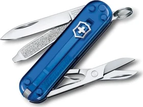 Victorinox Classic SD Taschenmesser blau transparent