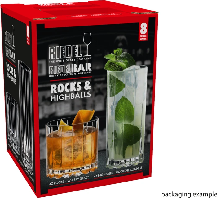 Riedel Drink Specific Glassware Rocks & Highball Gläser-Set, 8-tlg.