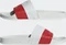 adidas Adilette cloud white/red (Herren) Vorschaubild