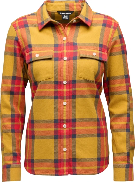Black Diamond Project Twill Hemd langarm amber/coral red (Damen)