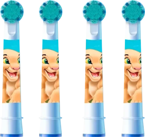 Oral-B Pro Kids König der Löwen Kinder-Ersatzbürste, 4 Stück