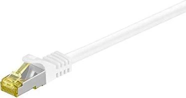 goobay Patchkabel, Cat7/Cat6a, S/FTP, RJ-45/RJ-45, 0.25m, weiß