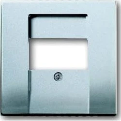 Busch-Jaeger Plattform 63 Zentralscheibe Telekommunikation 1-fach, alusilber