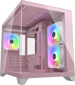 Cougar FV150 Mini, rosa, Glasfenster (CGR-2QA6P-RGB / 382QA60.0004)