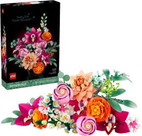 LEGO Botanicals - Schöner Rosafarbener Blumenstrauß