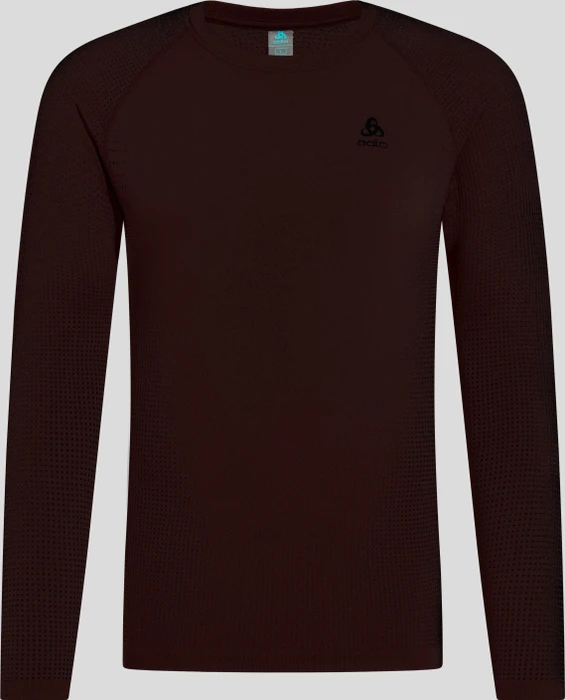 Odlo Performance Warm Baselayer Funktionsshirt langarm fudge (Herren)