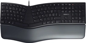 Cherry KC 4500 Ergo, schwarz, USB, CH