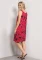 Street One Knielanges Kleid mit gerafften Trägern Kleid salsa red (Damen) Vorschaubild