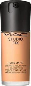 MAC Studio Fix Fluid 24HR Matte Foundation + Oil Control NW22 LSF15, 30ml