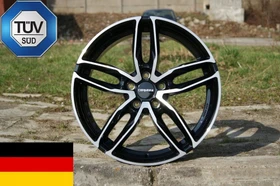Carmani 13 Twinmax 8.5x19 5/112 ET45 schwarz-poliert