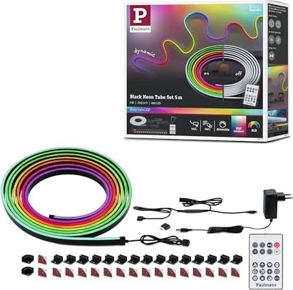 Paulmann Black Neon LED-Streifen 12W RGB 5m