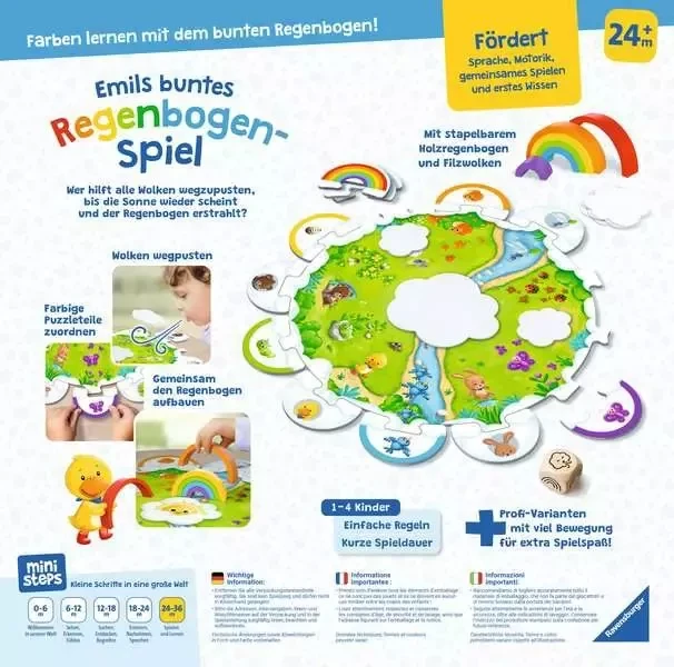 ministeps Emils buntes Regenbogen-Spiel