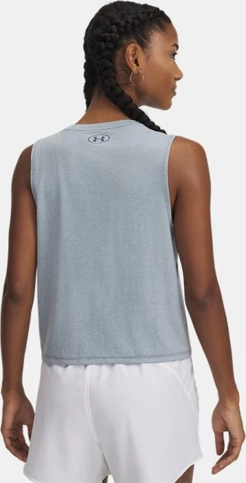 Under Armour Vanish Energy Crop Tanktop Funktionsshirt ärmellos downpour gray (Damen)