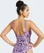 adidas Essentials Animal Print U-Back Badeanzug preloved purple/white (Damen) Vorschaubild