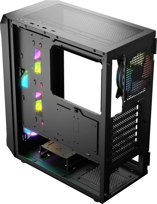 Logic Concept Portos ARGB Midi Black, Glasfenster