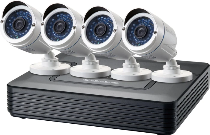 LevelOne DSK-8001 8-Kanal CCTV-Überwachungskit, Set