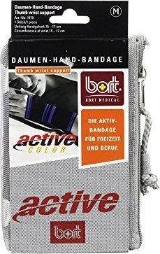 Bort Medical ActiveColor Daumen-Hand-Bandage Größe M schwarz, 1 Stück