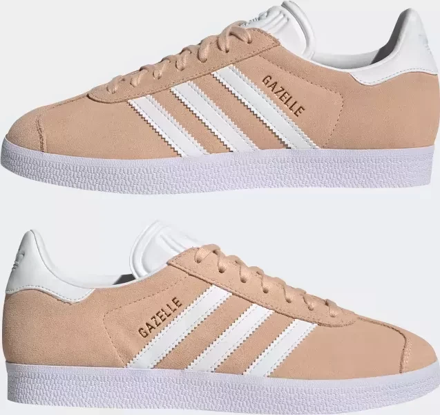 adidas Gazelle halo blush/cloud white/almost blue (Damen)