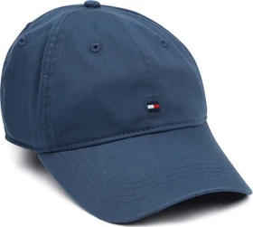 Tommy Hilfiger Flag-Stickerei Baseball Kappe aegean sea