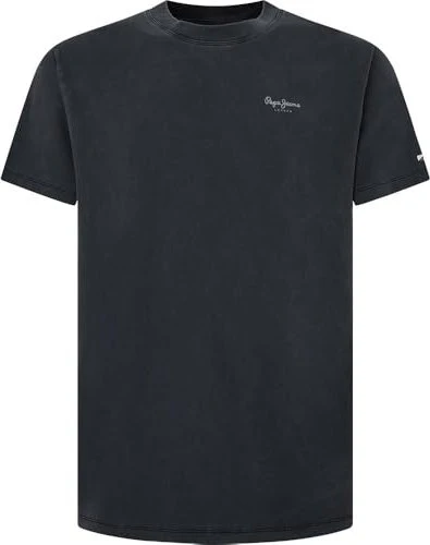Pepe Jeans Logo T-Shirt kurzarm schwarz (Herren)