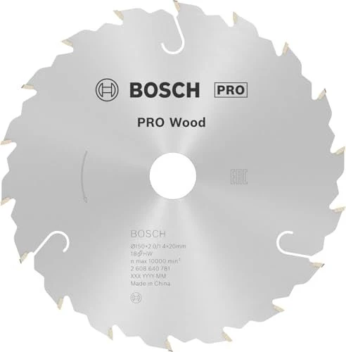 Bosch Professional Speedline Wood Kreissägeblatt 18Z, 150x2x20mm, 1 Stück