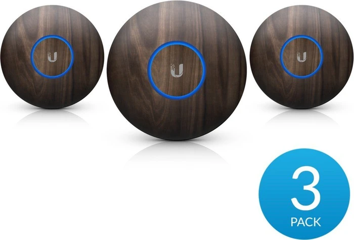 Ubiquiti UniFi nanoHD Casing, Cover, Wood, 3er-Pack