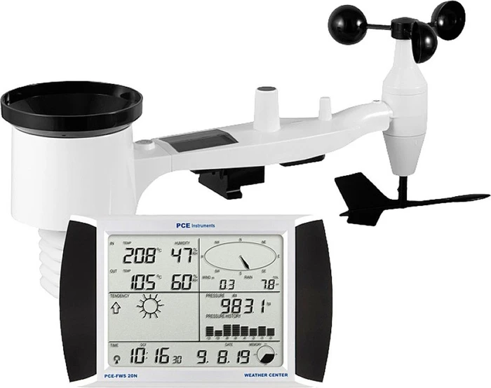 PCE Instruments PCE-FWS 20N Funkwetterstation, digital