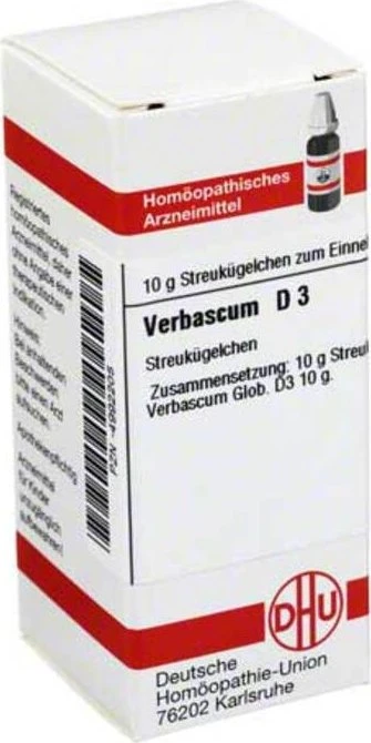 DHU Verbascum D3 Globuli, 10g