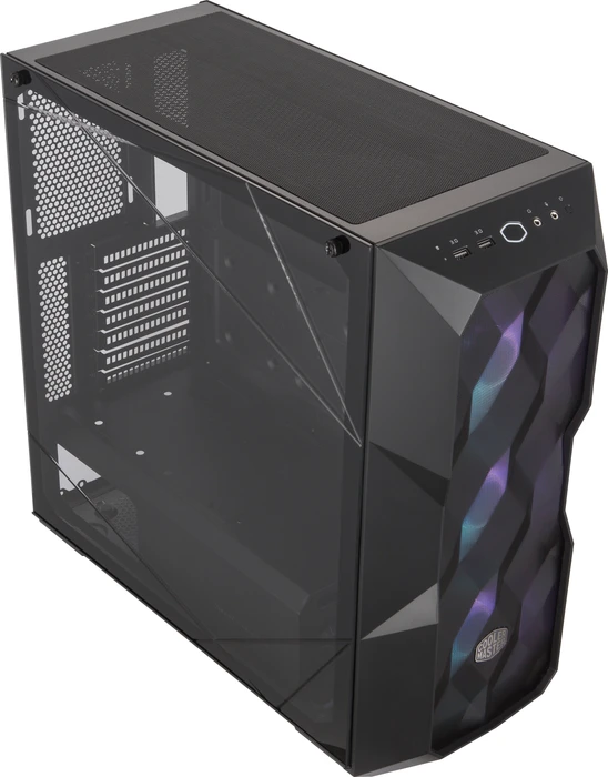 Cooler Master MasterBox TD500 Mesh ARGB, schwarz, ohne RGB-Controller, Glasfenster
