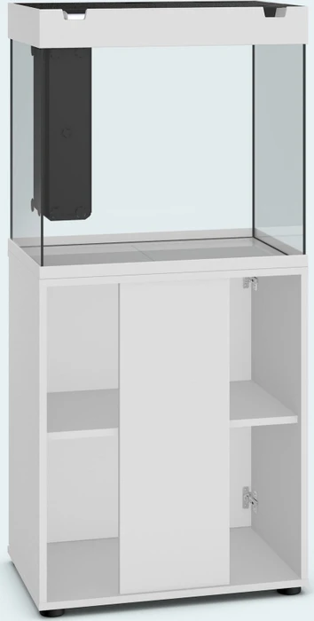 Juwel Lido 120 LED Aquarium-Set mit Unterschrank, weiß/weiß, 120l