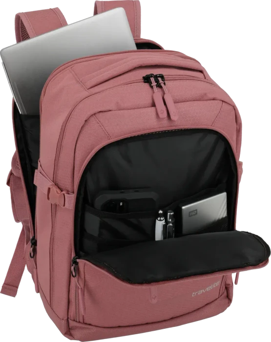 Travelite Kick Off Cabin Rucksack, 13", rosé
